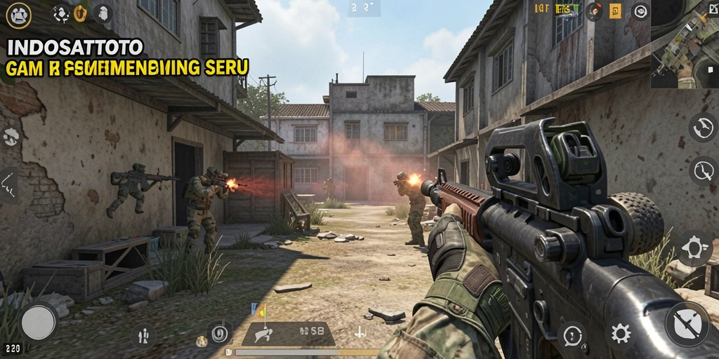 Tampilan mendebarkan dari pertempuran FPS di INDOSATTOTO.
