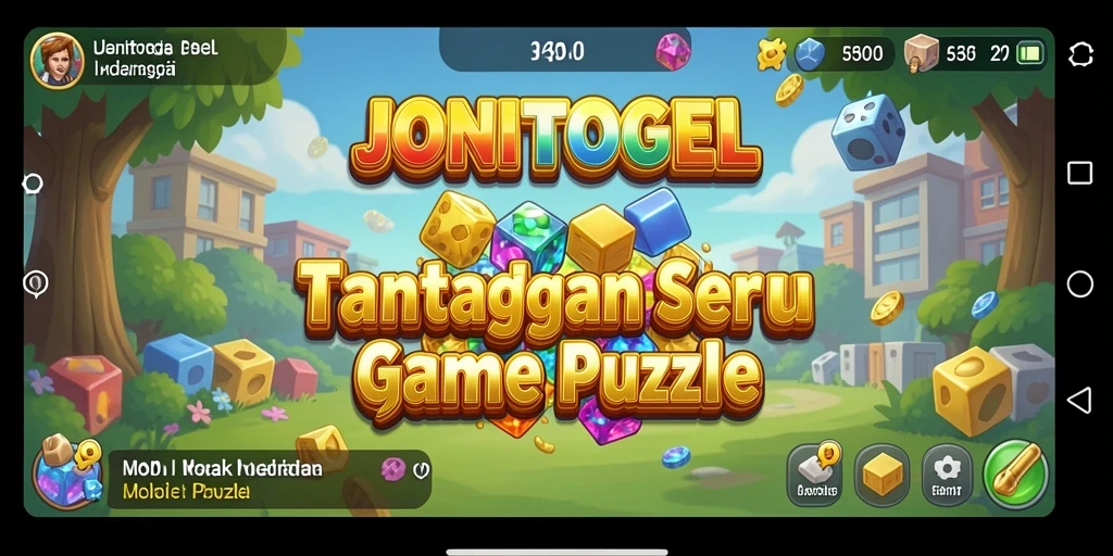 Screenshot JONITOGEL menunjukkan gameplay seru dan tantangan Puzzle.
