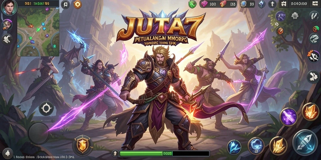 Gameplay JUTA7 yang seru dan menegangkan dalam dunia MMORPG.