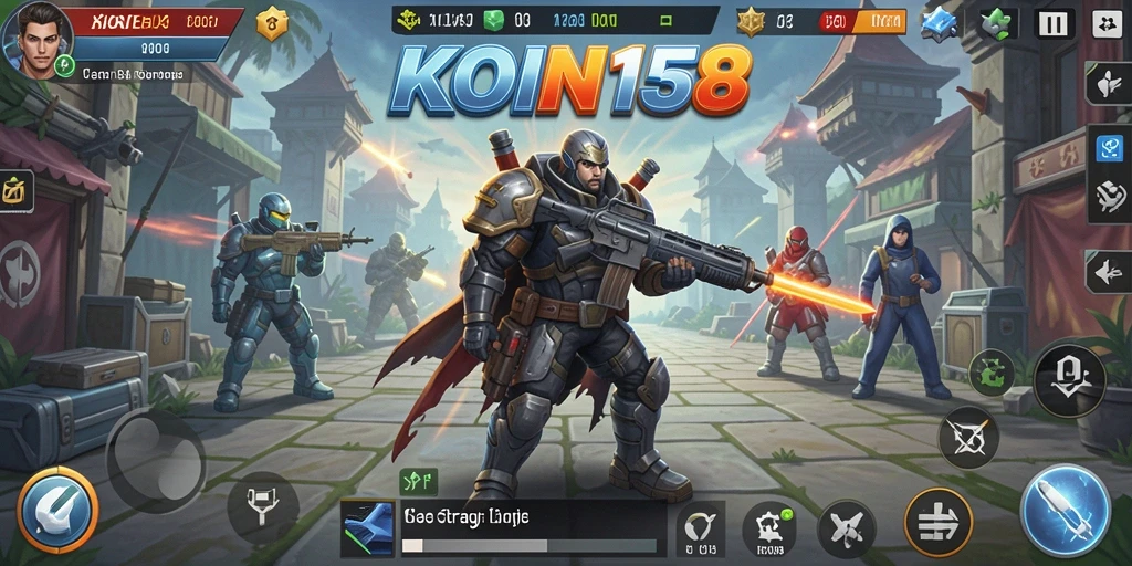 Tampilan gameplay menarik dari KOIN138 dengan elemen strategi.