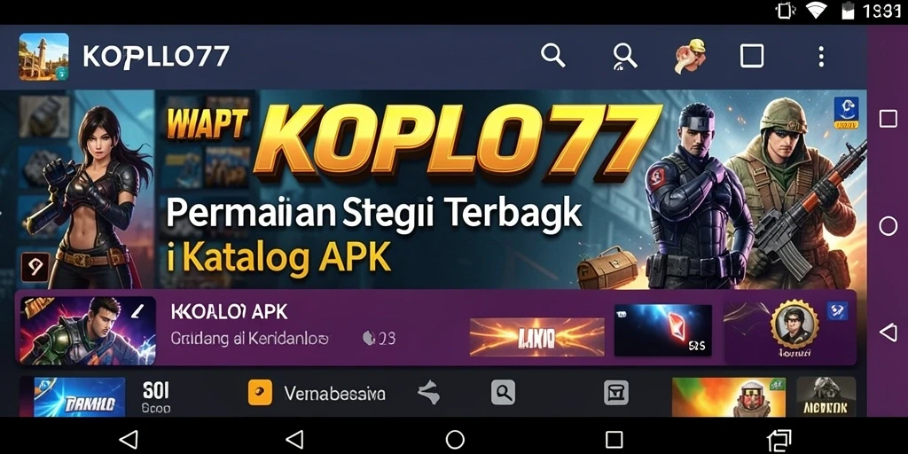 Tampilan gameplay KOPLO77 yang memikat dan strategis.