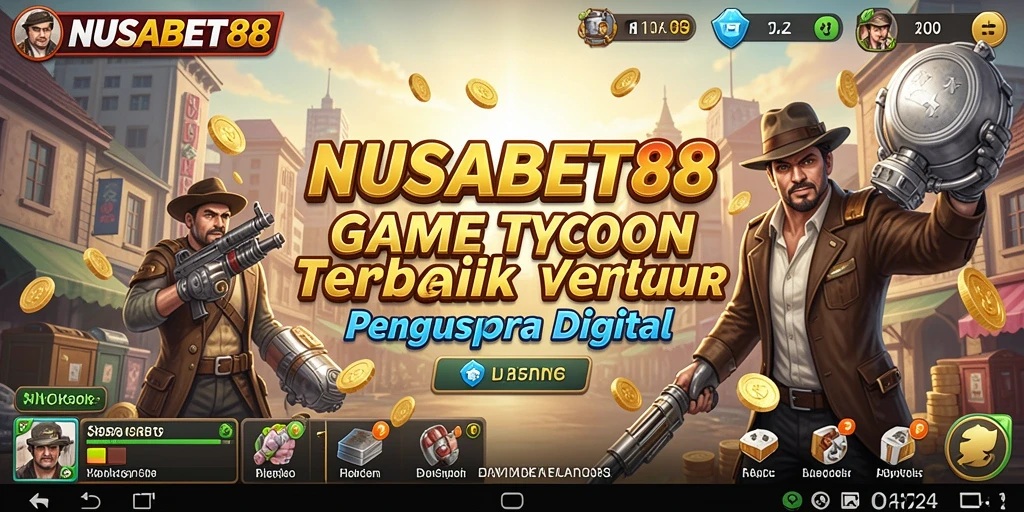 Tampilan gameplay NUSABET88 menampilkan strategi bisnis yang menarik.