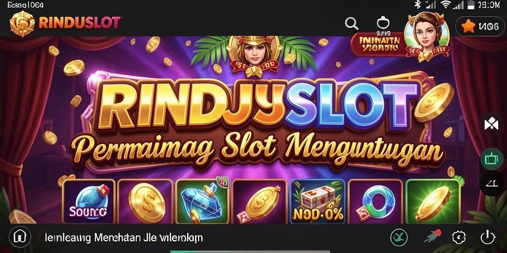 Tampilan gameplay RINDUSLOT yang menarik dan seru.