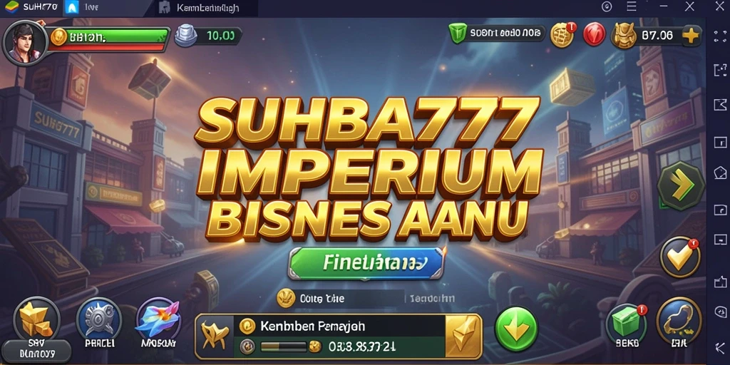Tampilan gameplay <strong>Suhu777</strong> yang menarik saat mengelola bisnis.