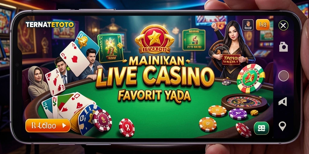 Gameplay Live Casino yang seru dan interaktif di TERNATETOTO.