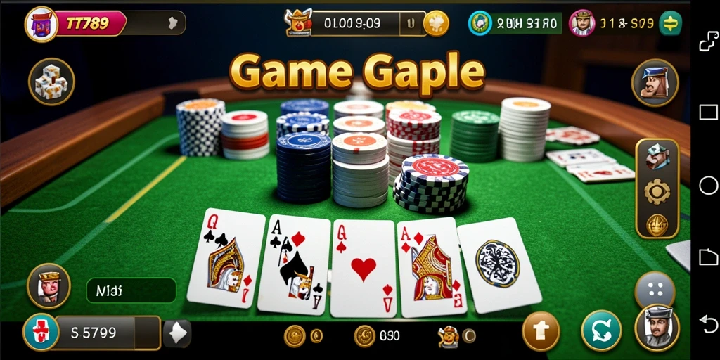Gameplay seru Gaple di TT789 penuh strategi.
